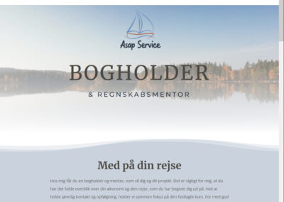 Asap Service hjemmeside