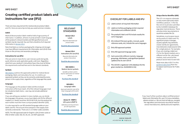 RAQA Info Sheet